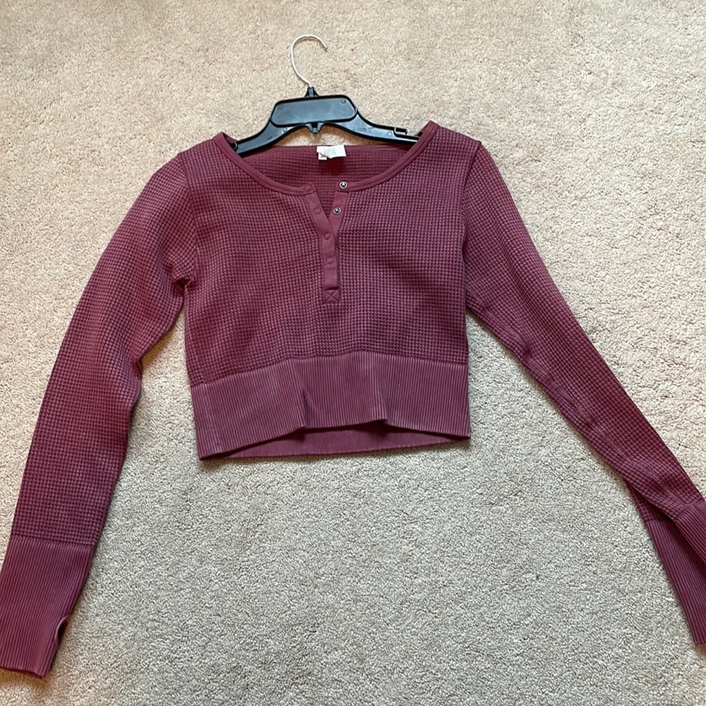Aerie waffle top